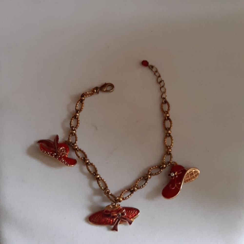 Avon Red Hat Bracelet